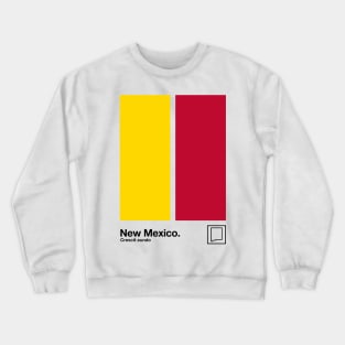 New Mexico  // Original Minimalist Artwork Poster Design Crewneck Sweatshirt